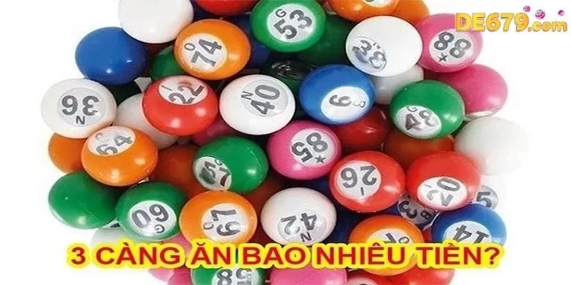 1 điểm lô 3 càng ăn bao nhiêu?